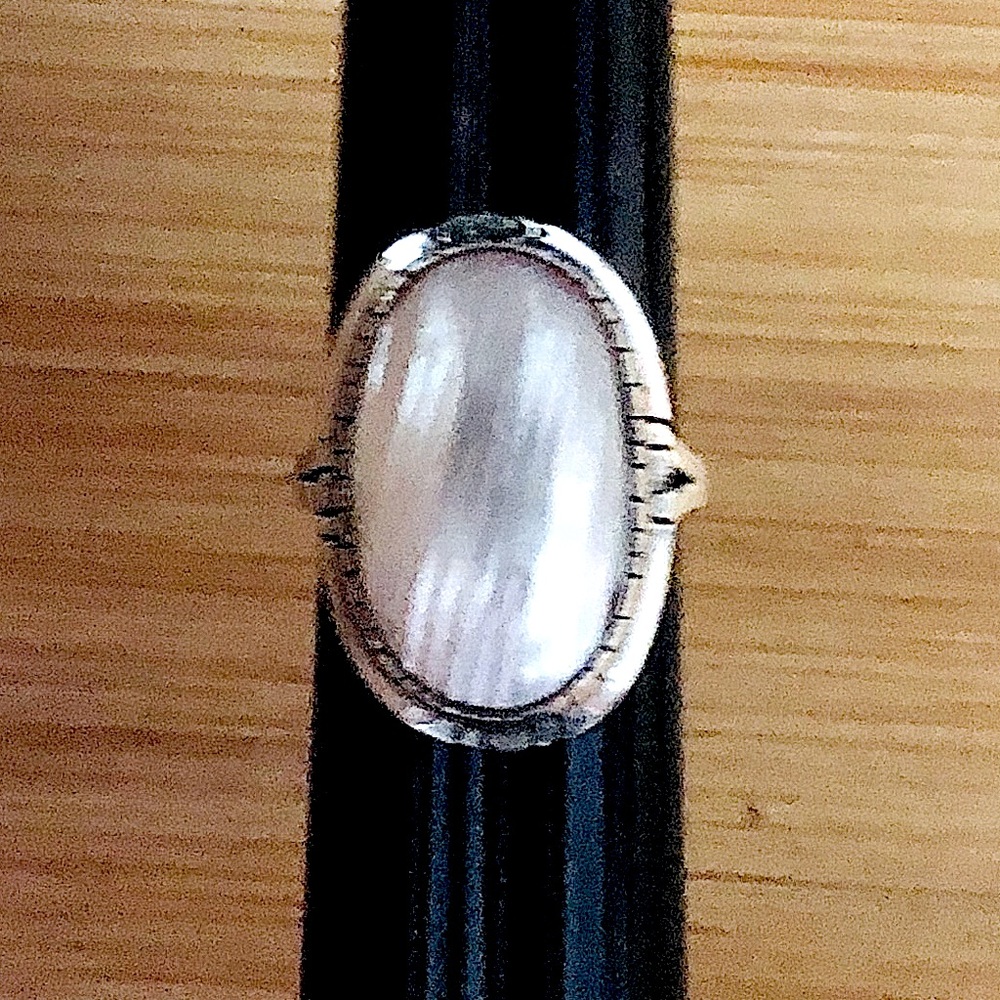 $68  Designer Southwest Estate Ring  Size 9   Sterling Silver   Marked 925 - Picture 6 of 7